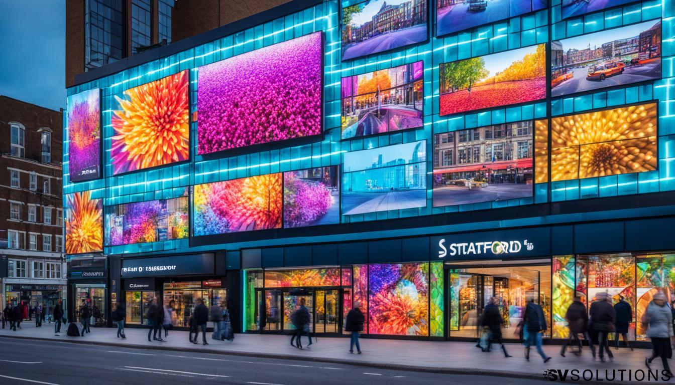 LED Wall for Storefront Advertising in Stratford