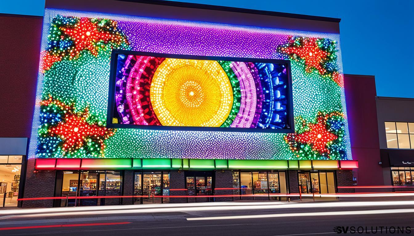 LED Wall for Storefront Advertising in Worland