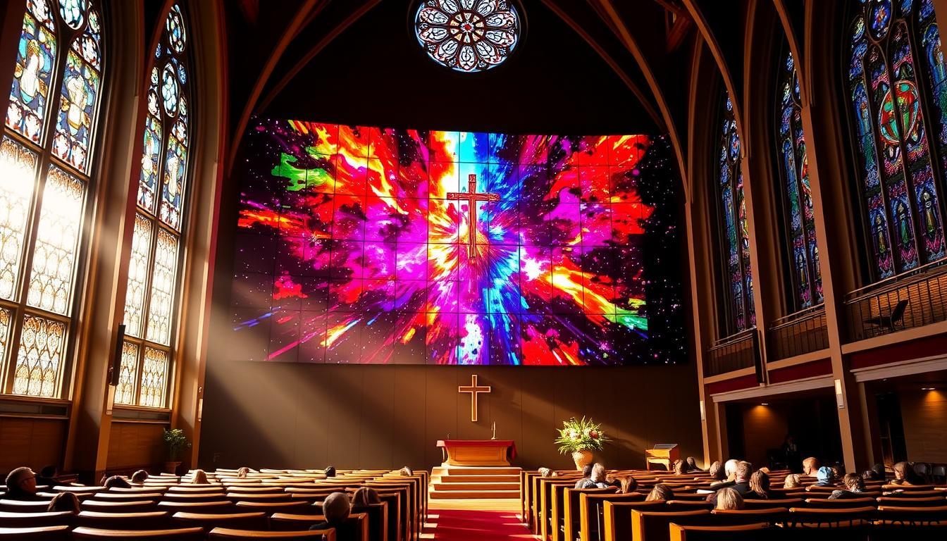 LED Wall for Church in Keene