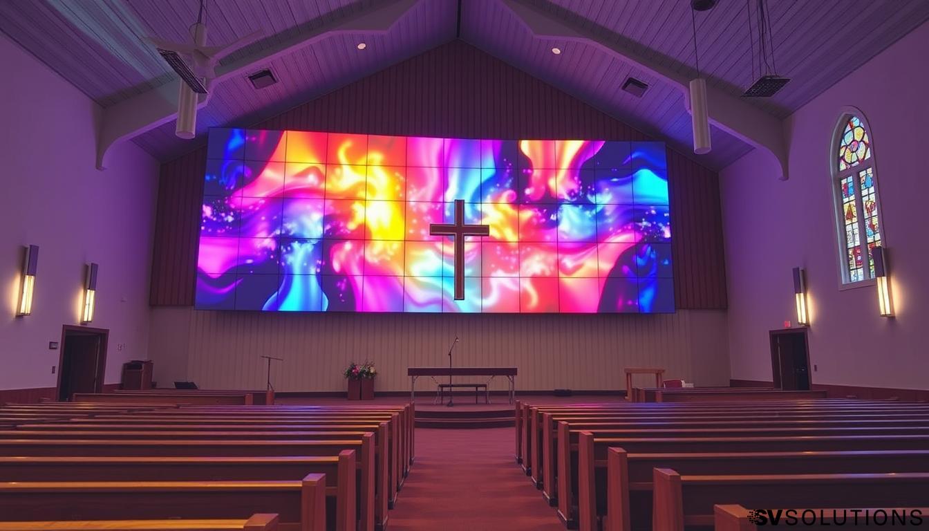 LED Wall for Church in Nashua