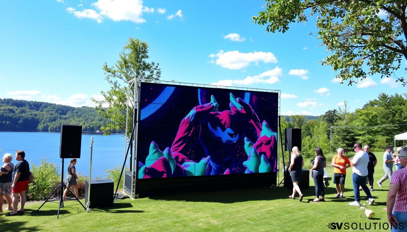 Portable LED Wall in Milford