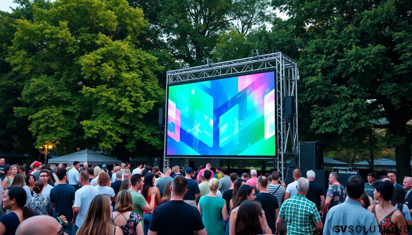 Portable LED Wall in Pelham