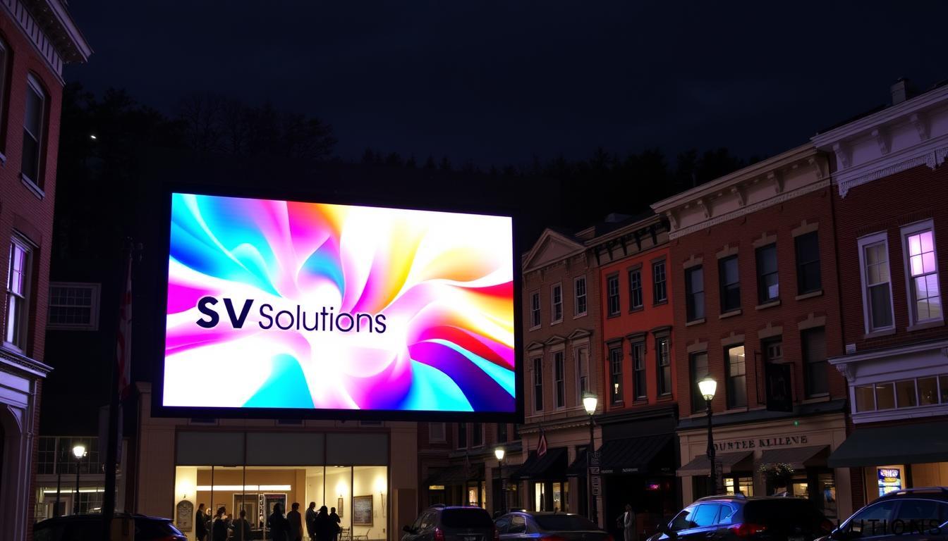 LED Screen in Bellows Falls