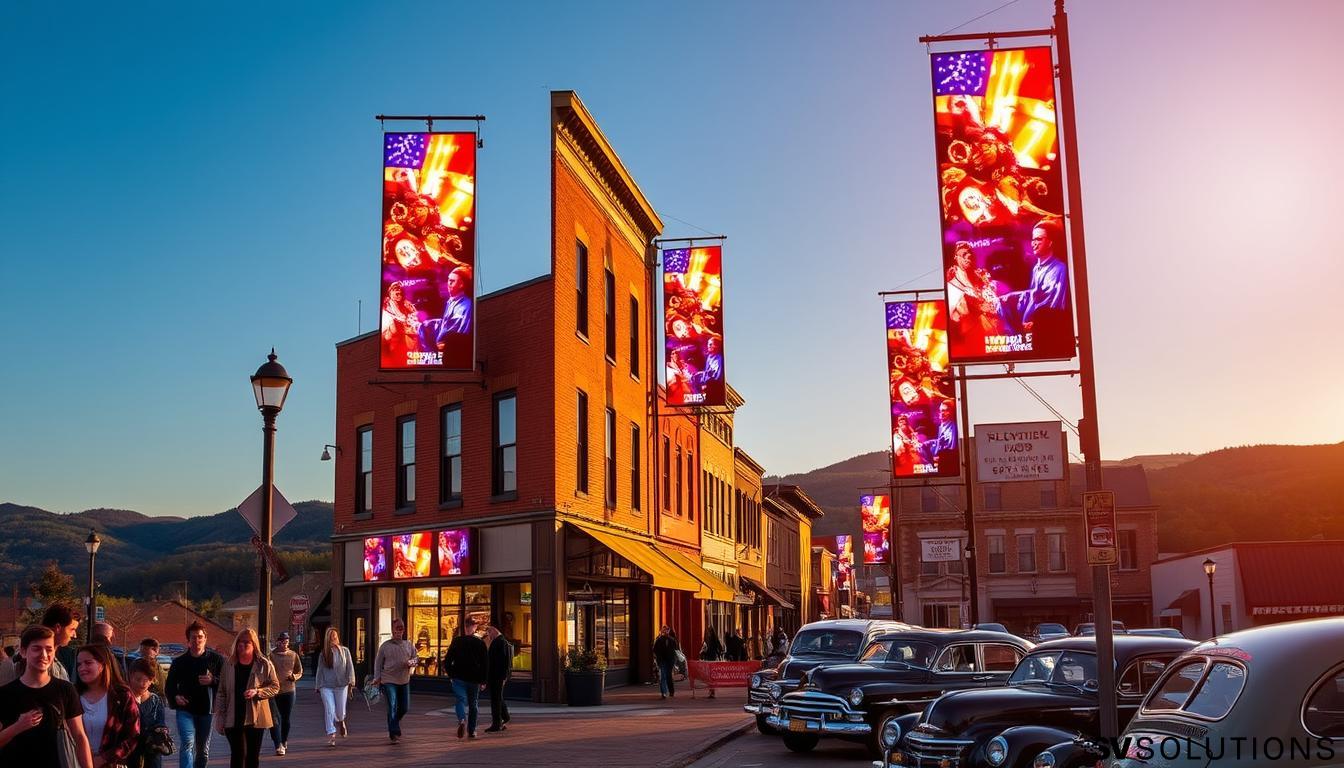 LED Video Banners in Bellows Falls
