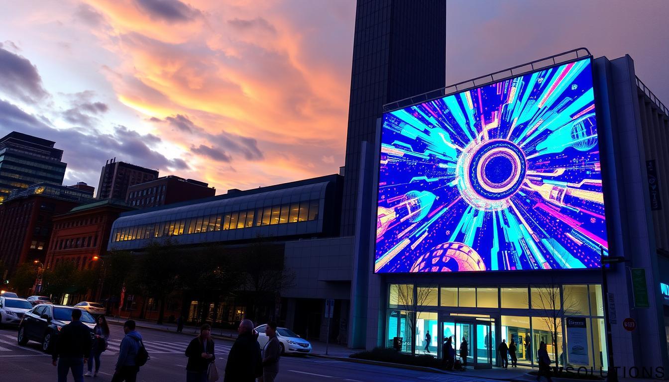 LED Video Wall in Winooski