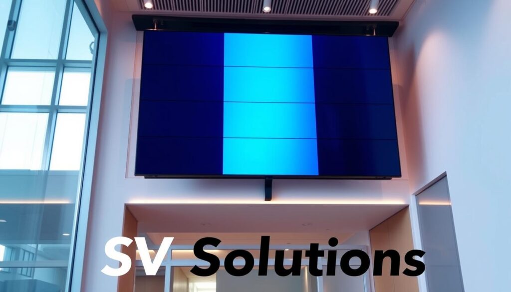 LED video wall installation