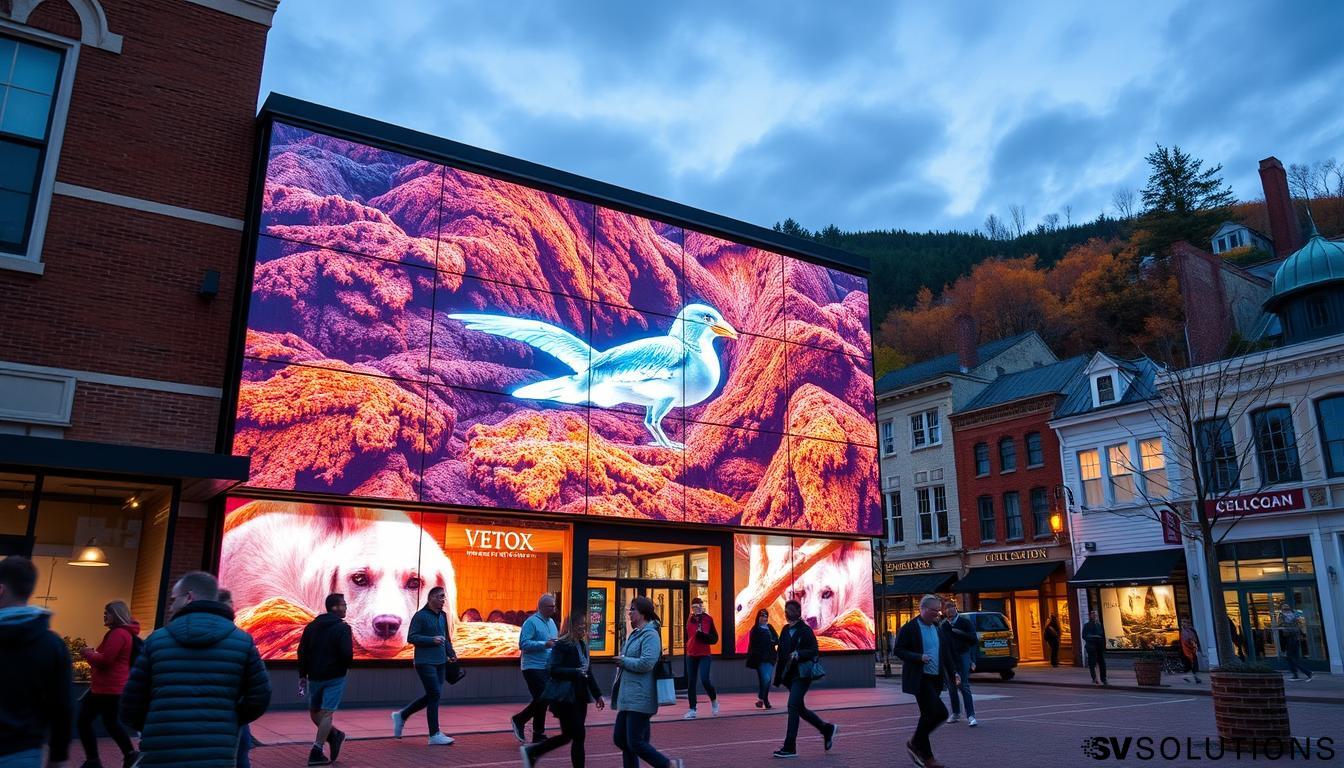 Video Wall in Bellows Falls