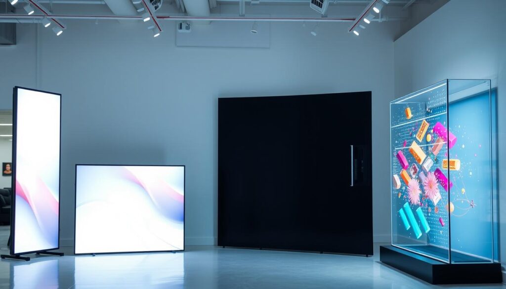 types of LED display panels