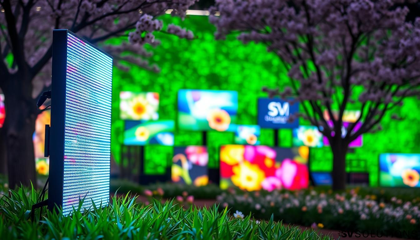 LED Screen in Spring