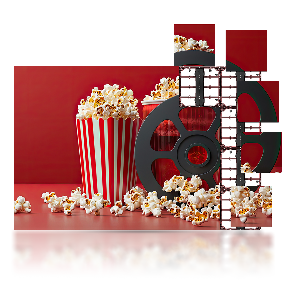 142” LUMINA 1.5mm LED Video Wall Bundle – W9.8’ x H6.6’ LED Screen – W3.0m x H2.0m Complete Display Package for Church, Bar, Events, School and Virtual Production. HDMI Input