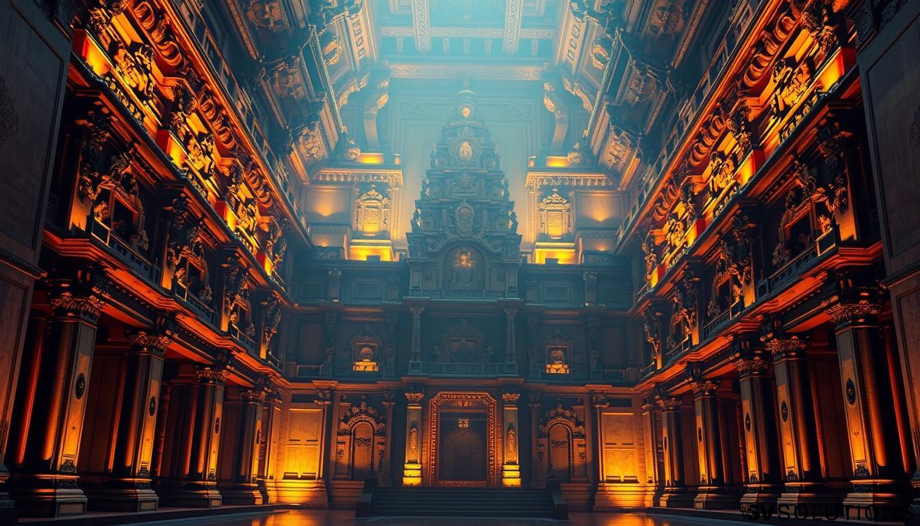 LED Panels in Temple