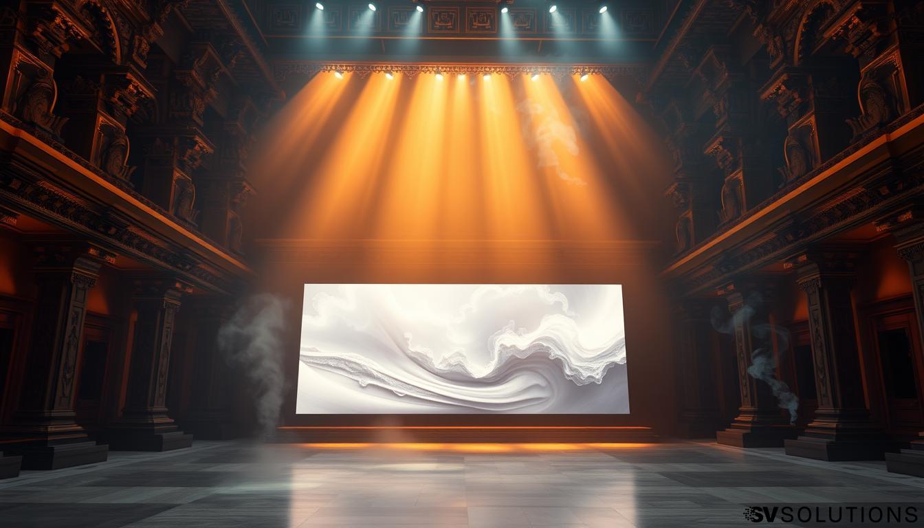 LED Screen in Temple