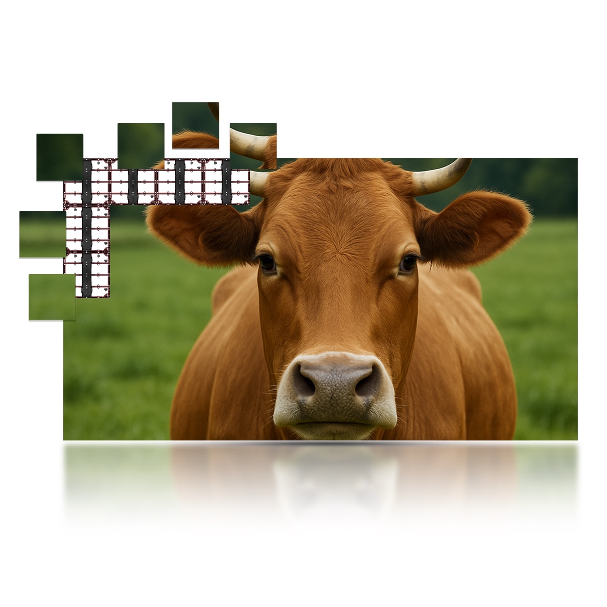 246” LUMINA Nanolite 2.6mm Video Wall Bundle – W18’ x H9.8’ LED Screen – W5.5m x H3.0m Complete Display Package for Church, Bar, Events, School and Virtual Production. HDMI Input