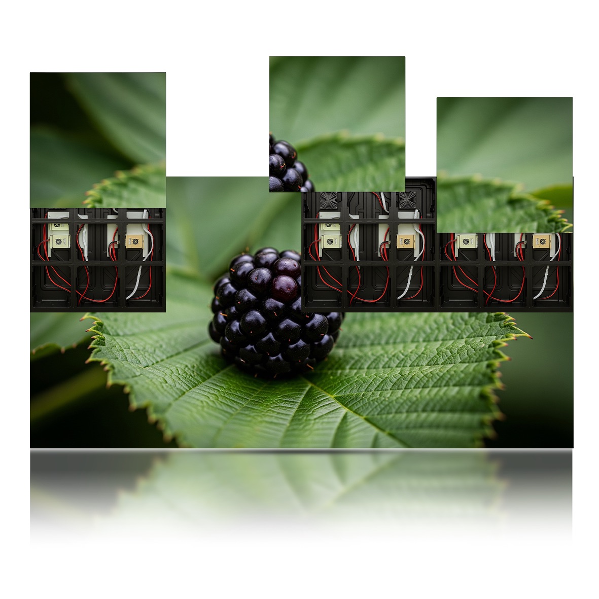 169” LUMINA 960 Outdoor LED Billboard Display – P4mm Video Wall Bundle – W12.6’ x H6.3’ (3.84m x 1.92m) Outdoor Fixed and Rental LED Screen for Business Advertising – Wireless Remote Content Control