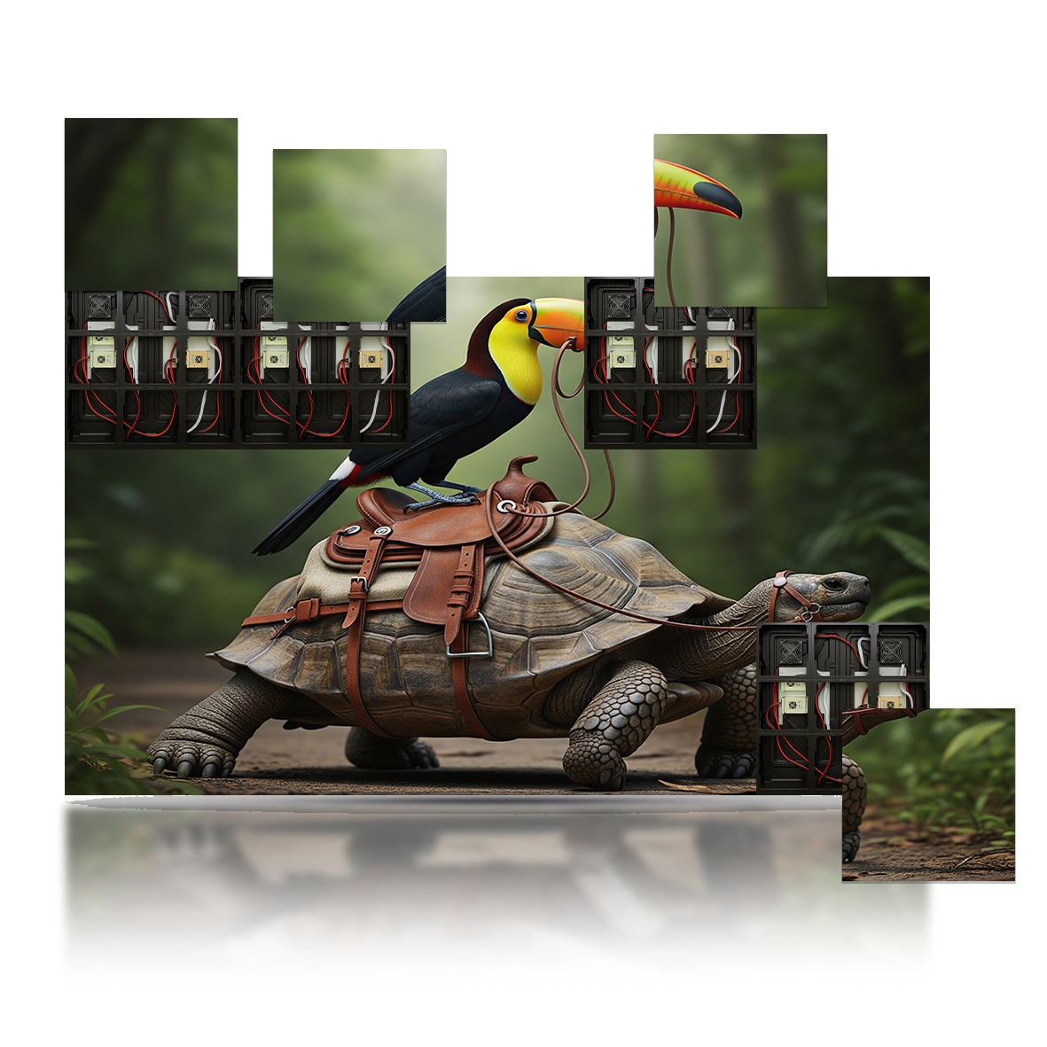 220″ Outdoor LED Billboard Display 960 Series P4mm Video Wall Bundle